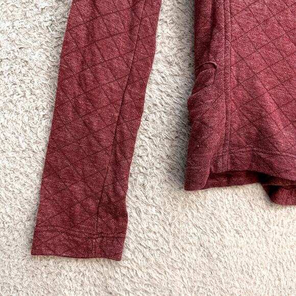 Anthropologie Dolan Left Coast XS Burgundy Lightweight Jacket Zip Front Pockets - Picture 4 of 10
